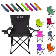 24MOVE® Campingstuhl Klappstuhl Outdoor Angelstuhl Camping Garten faltbar 