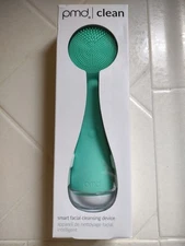PMD Clean Smart Facial Cleansing Device Silicone Brush Waterproof, Teal
