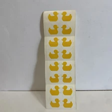 Vintage 1979 Mrs. Grossman's Stickers SMALL RUBBER DUCKS-1 Sheet