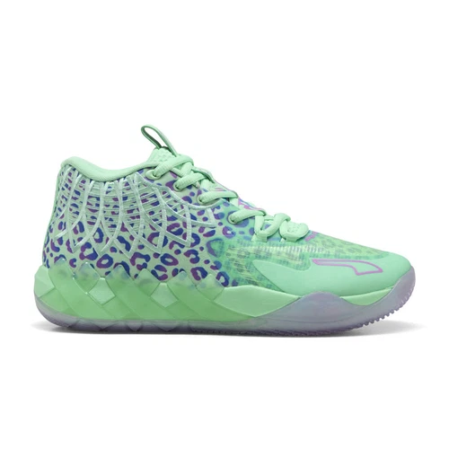 MBT Scarpe da ginnastica Puma Mb.01 Alien Safari Basket Uomo Verde Sneakers 31140101