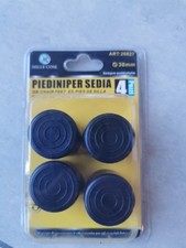 4Tappi Puntali Terminali UNIVERSALI GOMMA Sedie Bastone Stampelle GOMMINI 30mm