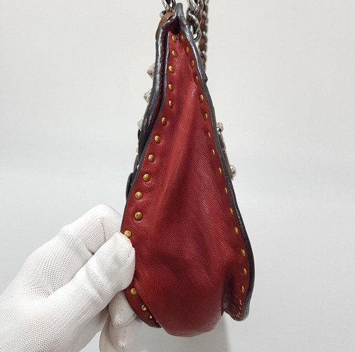 Bolso de hombro con tachuelas Miu Miu 41365627 - Imagen 5 de 10