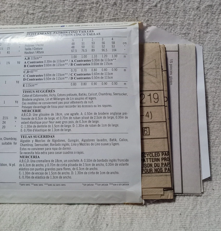 New Look 6219 High Waist Dress in 2 Lengths, Pants w Ruffle Hem Sz 1/2-4 UNCUT - Image 2 of 3