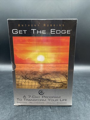 Anthony Robbins Tony Get The Edge Audio CD Personal Strategies NEW