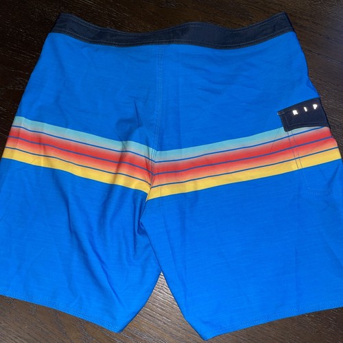 Rip Curl Mens Boardshorts Mirage Surf Revival 19" Retro Blue Sz 31 NWT Trunks - Picture 3 of 4