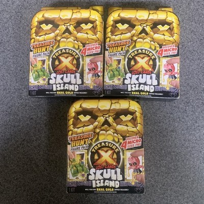 Treasure X Lost Lands Skull Island Lot Of 3 Treasure Hunt Figure Pack Moose Toys