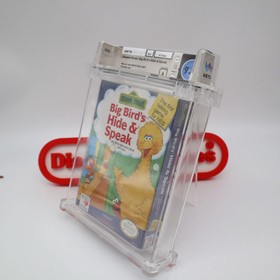 NES Nintendo SESAME STREET: BIG BIRD'S HIDE & SPEAK - WATA GRADED 9.2 A Sealed!