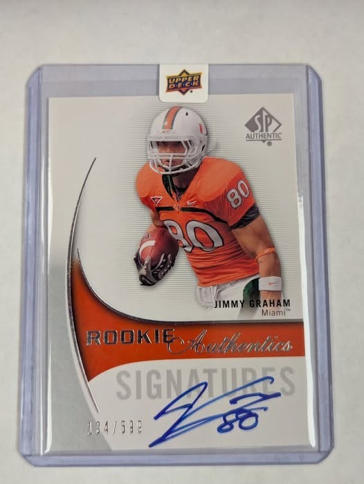 Jimmy Graham SP Authentic #171 Autograph