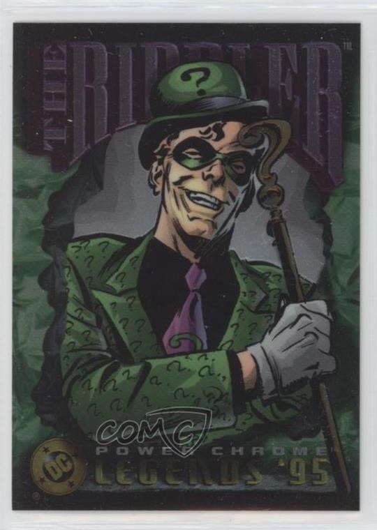 1995 SkyBox DC Legends Power Chrome The Riddler #91 0ry1