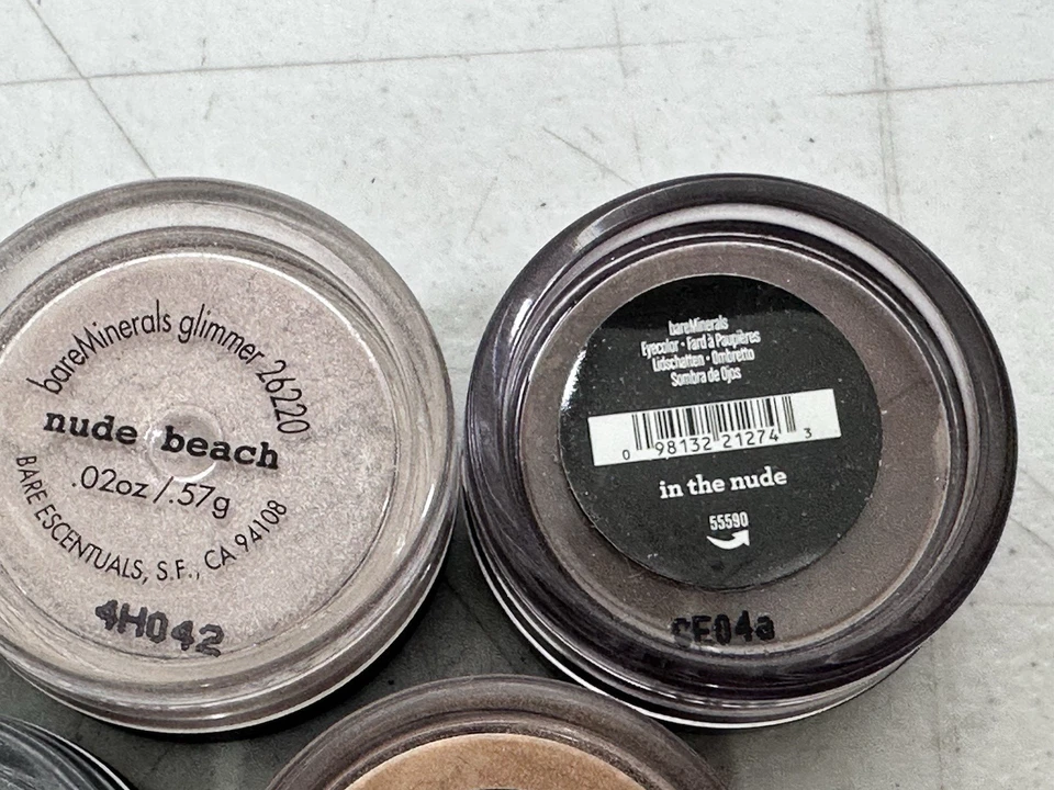 BareMinerals Loose Mineral Eyeshadow Lot 5 Dragonfly Nude Beach Mango Smoothie - Image 4 of 4