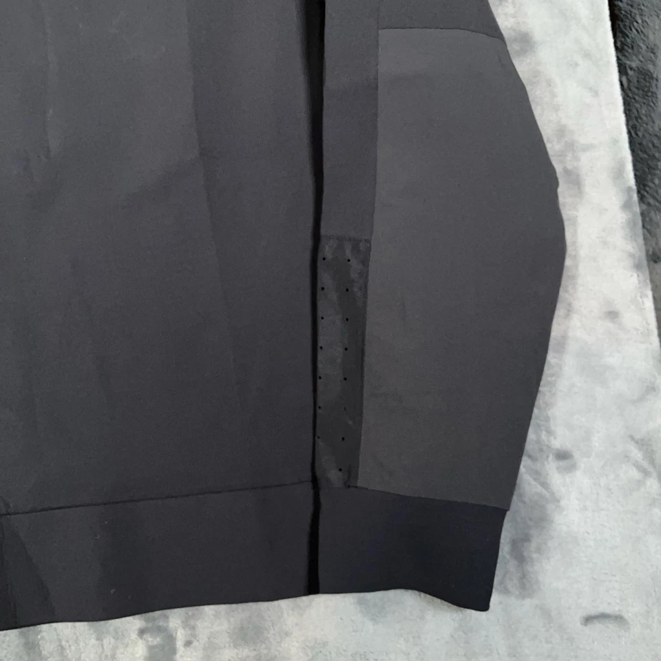 Lululemon Hoodie Shirt Mens XL Black Side Zip Agility Hybrid Hidden Pocket Gym - Image 3 of 4