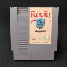 Faxanadu (Nintendo NES, 1989) Hudson Soft Action RPG Authentic Loose Cartridge