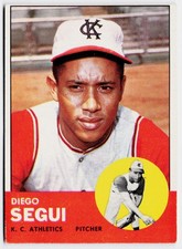 1963 Topps #157 Diego Segui