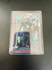 Jaelan Phillips 2025-26 Topps Chrome Football #192 - Leather Football Refractor