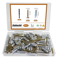 M4 M8 Drywall Anchors with Screws Wall Repair Kit for Concrete Hollow Walls Cast