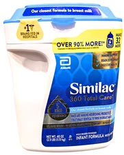 Similac 360 Total Care with 5 HMO's Non-GMO InfantFormula Powder 40oz EXP 5/1/27