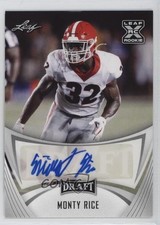2021 Leaf Draft Auto Monty Rice #BA-MR1 Auto 11cz