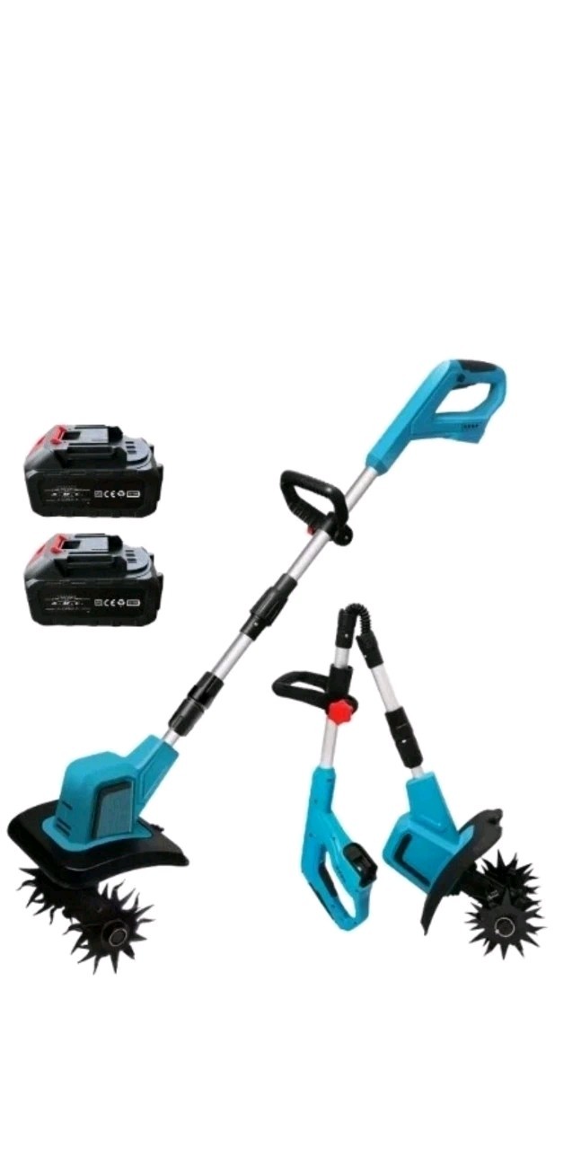 Motozappa A Batteria, Con Due Batterie 