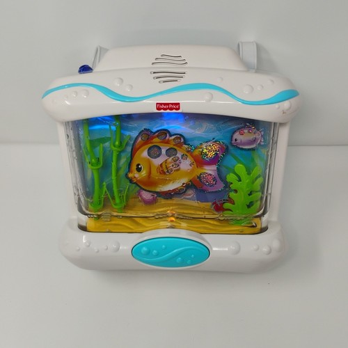 Fisher Price Ocean Wonders Aquarium Baby Crib Soother Lights & Sounds 2007