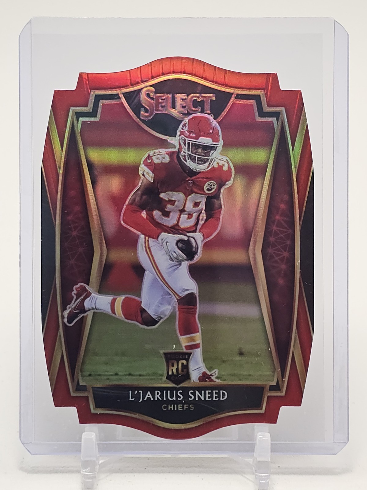 L'Jarius Sneed Panini Select #185 Die-Cut Red
