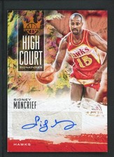 2019-20 SIDNEY MONCRIEF 33/49 AUTO PANINI COURT KINGS HIGH COURT SIGNATURES