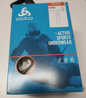Odlo Funktionstights Active Warm Damen Underwear Weiss Gr.XL  Neu + OVP - 49,95 
