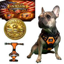 No Pull Dog Pet Harness Adjustable Control Vest Dogs Reflective No Choke   