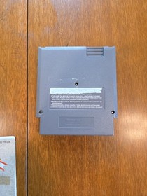 Restaurante Panic Nintendo NES 1992. Cartucho de trabajo y manual