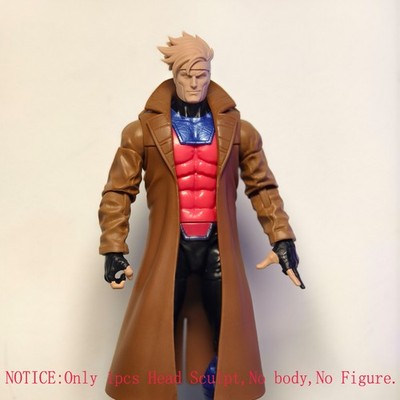 Blank 1/12 Scale The Gambit Channing Tatum Head Sculpt Unpainted Fit 6''ML Figure