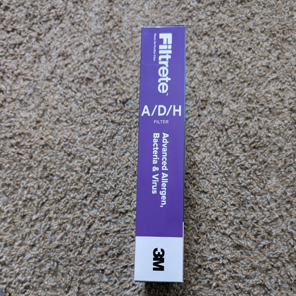 NEW Filtrete 3M A/D/H Advanced Allergen Bacteria Virus HEPA Air Purifier Filter- - Image 3 of 4