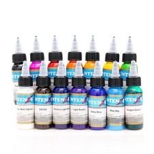 14 Color Tattoo Ink Set 1oz 30ml Genuine Intenz Inks for Tattoo  PMU