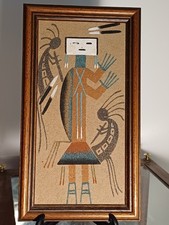 Navajo Native American Art Framed.