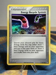 Energy Recycle System 73/108 Reverse Holo Stamped Ex Power Keepers Pokémon Card