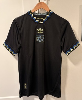 EL SALVADOR Umbro FUTBOL LA SELECTA 3RD JERSEY BLACK Men's S NWT