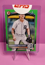 2025 Bowman #BP-60 Jack Penny 1st Prospect Neon Green /399 Tigers SEALED