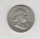 1954 P BEN FRANKLIN HALF DOLLAR 90% SILVER PHILADELPHIA .50¢ UNITED STATES USA