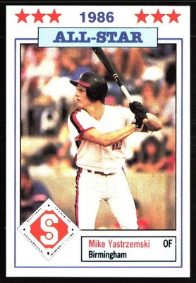 1986 Jennings Southern League All-Stars #2 Mike Yastrzemski
