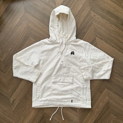 Golf Le Fleur x Converse Anorak Hoodie In White Size Small