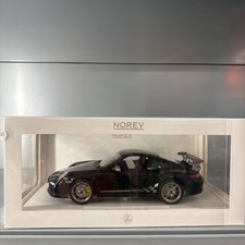 Porsche 911 (997.2) GT3 RS 1/18 2009 noir & or blanc métallisé - Norev 187563