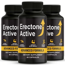 (3 Pack) Erectone+ Active for Men, Erectone Plus Active Advanced Male Support
