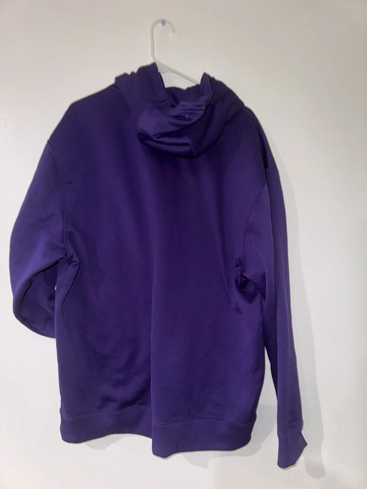 Sudadera polar con capucha Under Armour calce suelto para mujer XL en púrpura profundo Foto 3 de 4