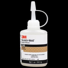 3M Scotch-Weld Instant Adhesive CA8, Clear, 1 fl oz