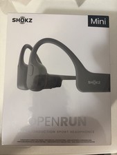 Shokz OpenRun Mini Bone Conduction Waterproof Bluetooth Sport Headphones Black
