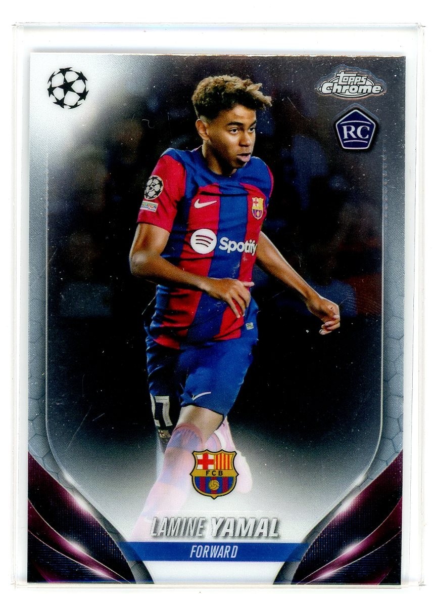 2023-24 Topps Chrome UEFA #64 Lamine Yamal RC (DC)