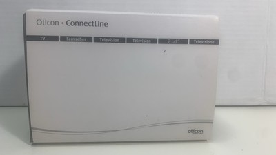 Oticon ConnectLine TV Adapter TV 75-01   New Open Box   OEM Hearing Aid Streamer