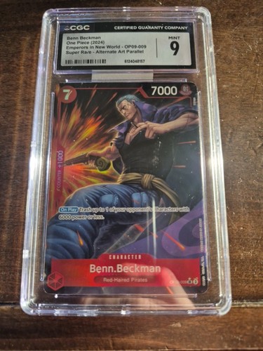 Benn.Beckman (Parallel) graded CGC 9 for sale on eBay