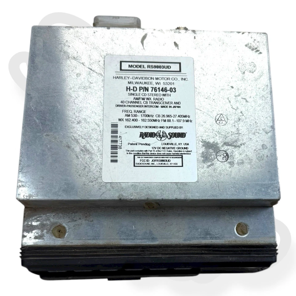 Unidad de radio Harley Ultra Classic Electra Glide FLHTCUI 03 76146-03 Foto 2 de 4
