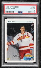 1990-91 Upper Deck Young Guns Pavel Bure #526 PSA 8 HOF 0f8s