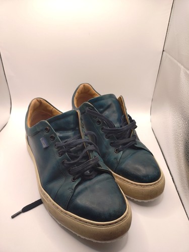 Barker Sam Mens Trainers UK Size 9 Dark Teal PT No 474856 ( New Soles ) - Picture 1 of 22