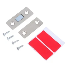 22 Sets Cupboard Magnetic Catch Steel Magnets For Sliding Door Closets